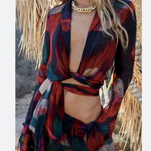 Rat and Boa | Gemini Wrap Top